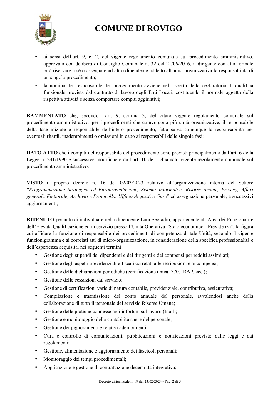 Pagina 2 del documento
