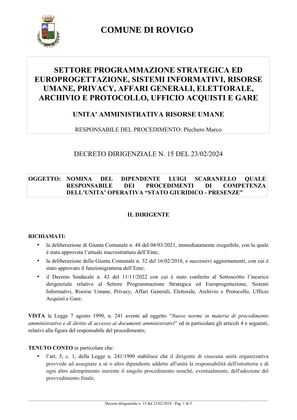 Pagina 1 del documento