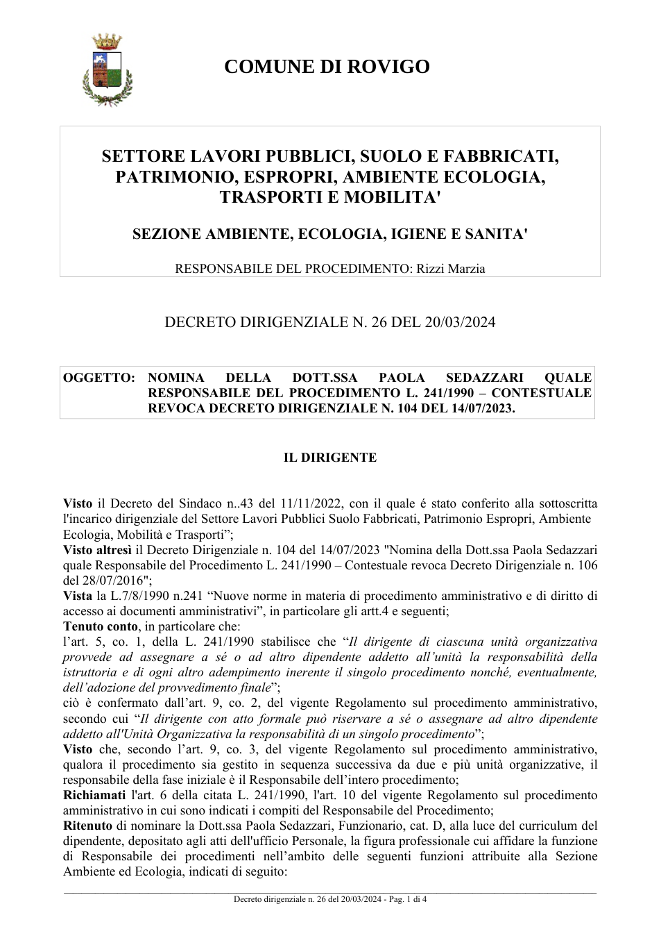 Pagina 1 del documento
