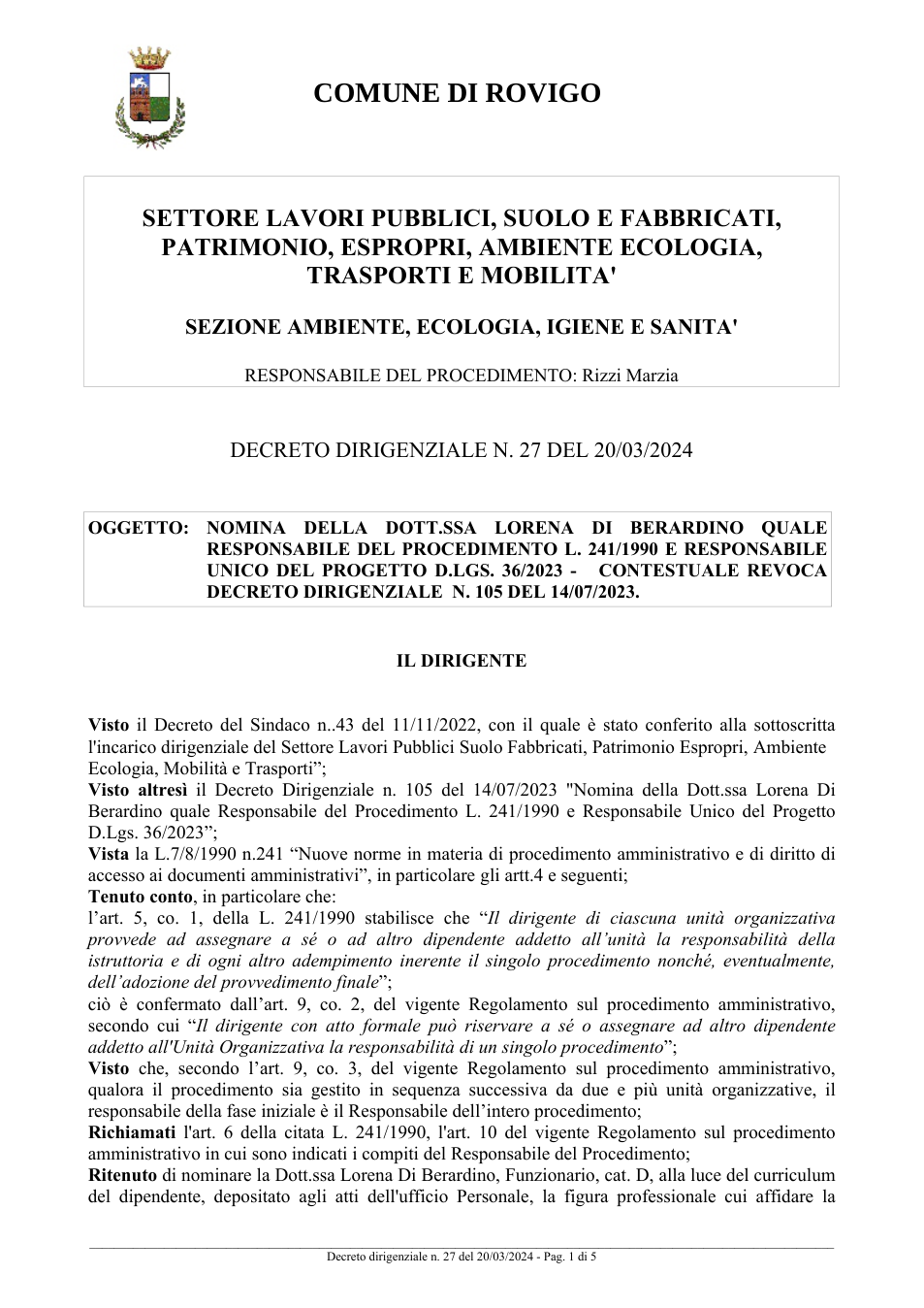 Pagina 1 del documento
