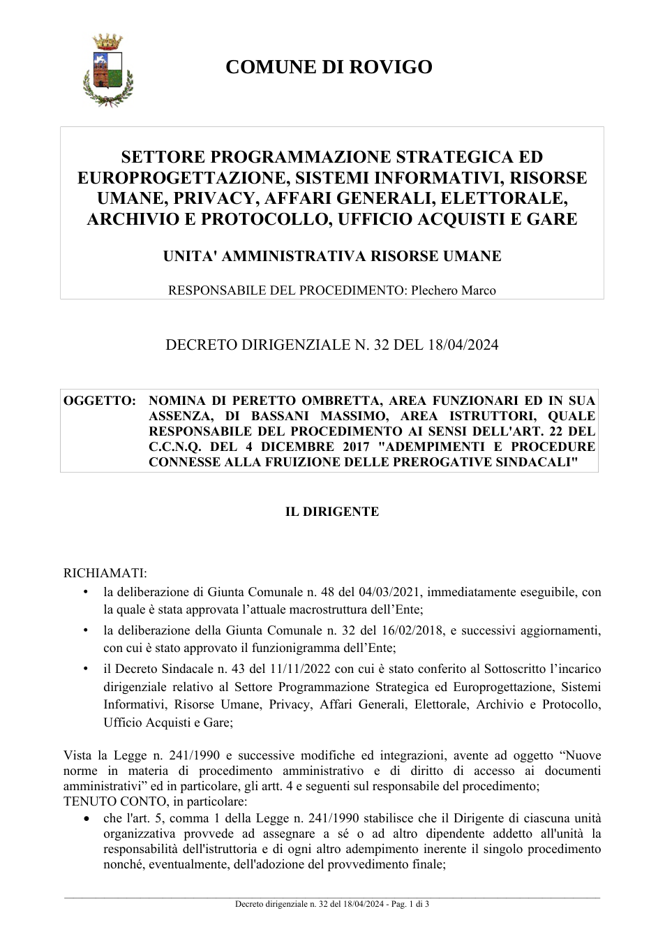Pagina 1 del documento
