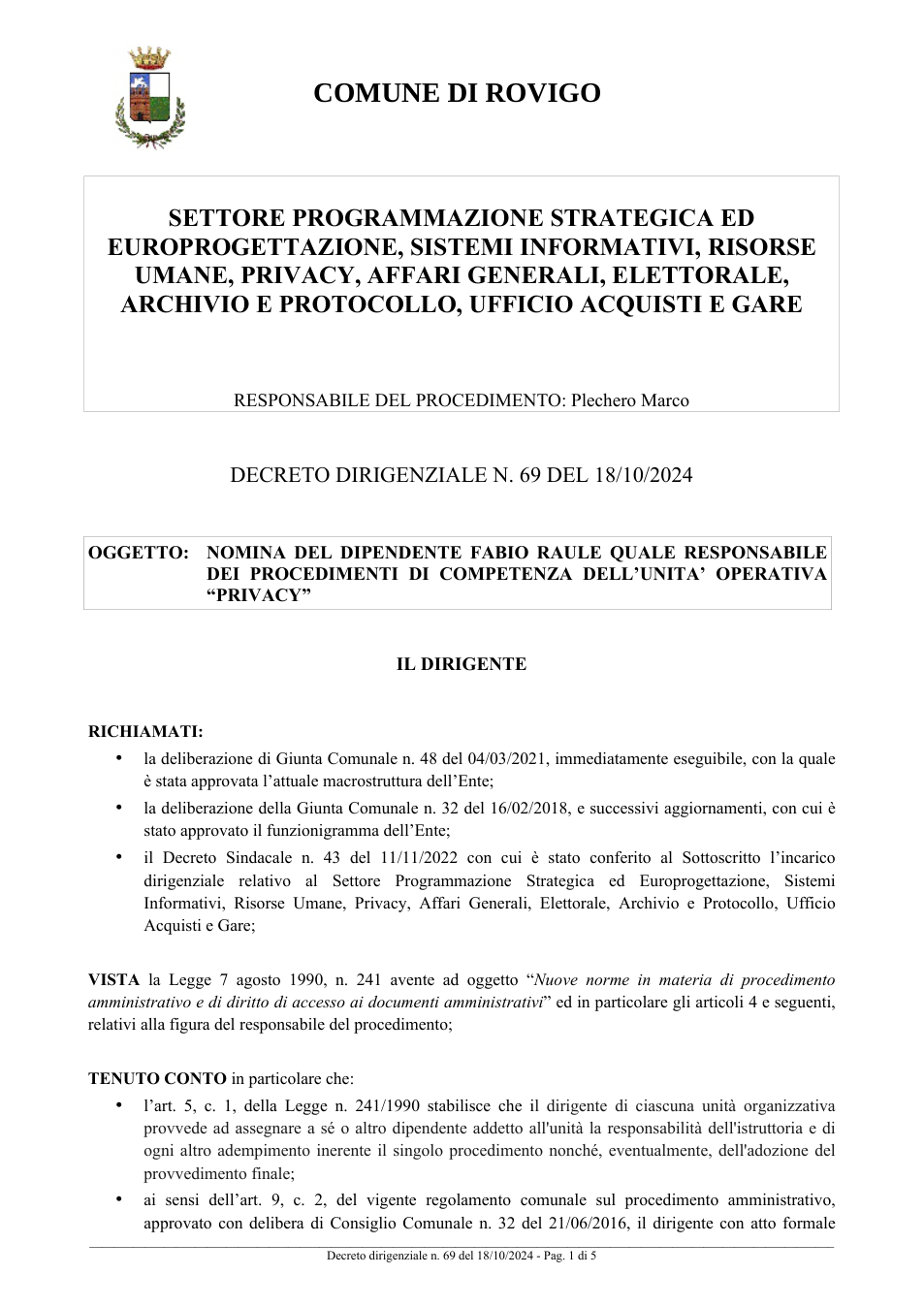 Pagina 1 del documento