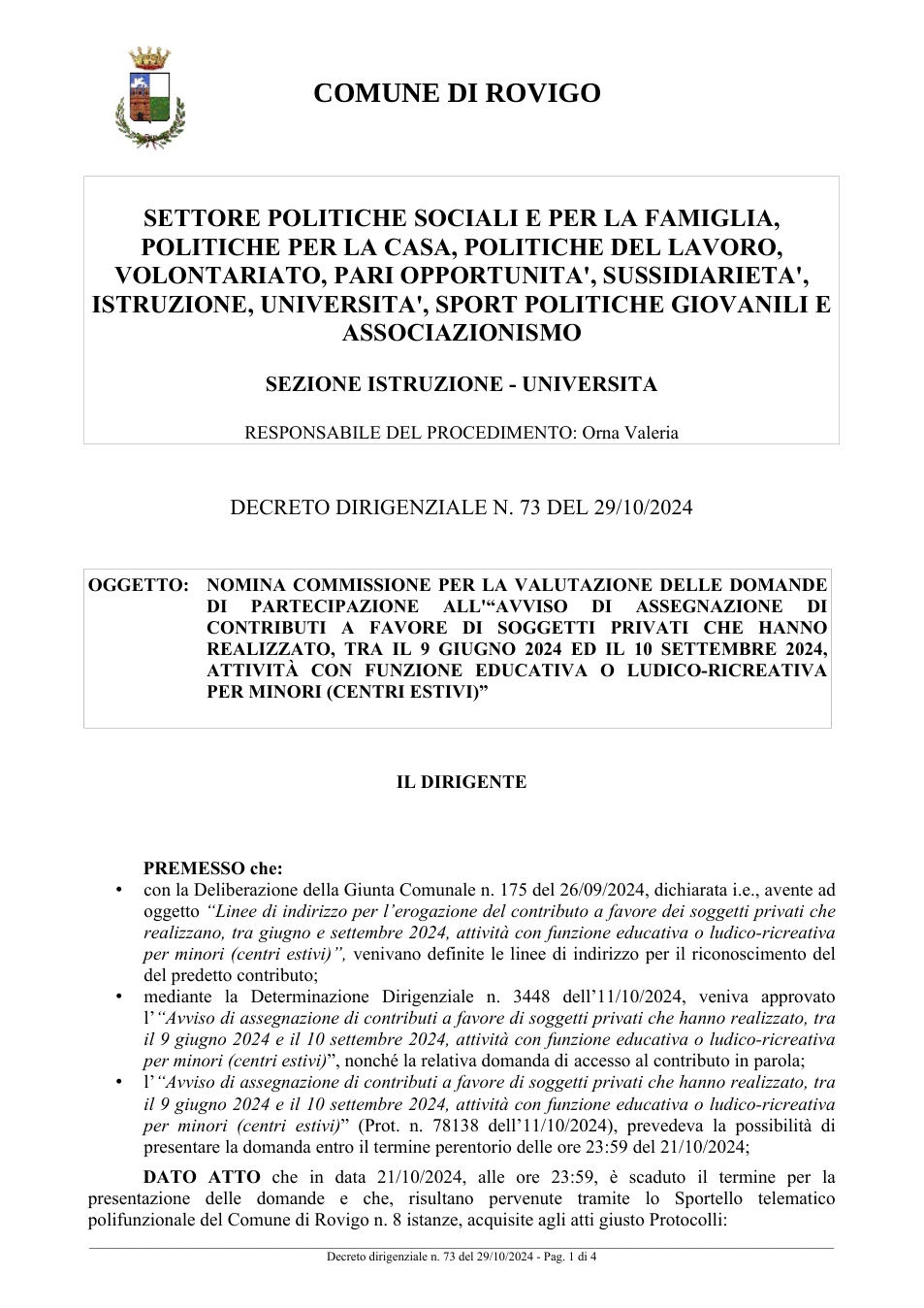 Pagina 1 del documento