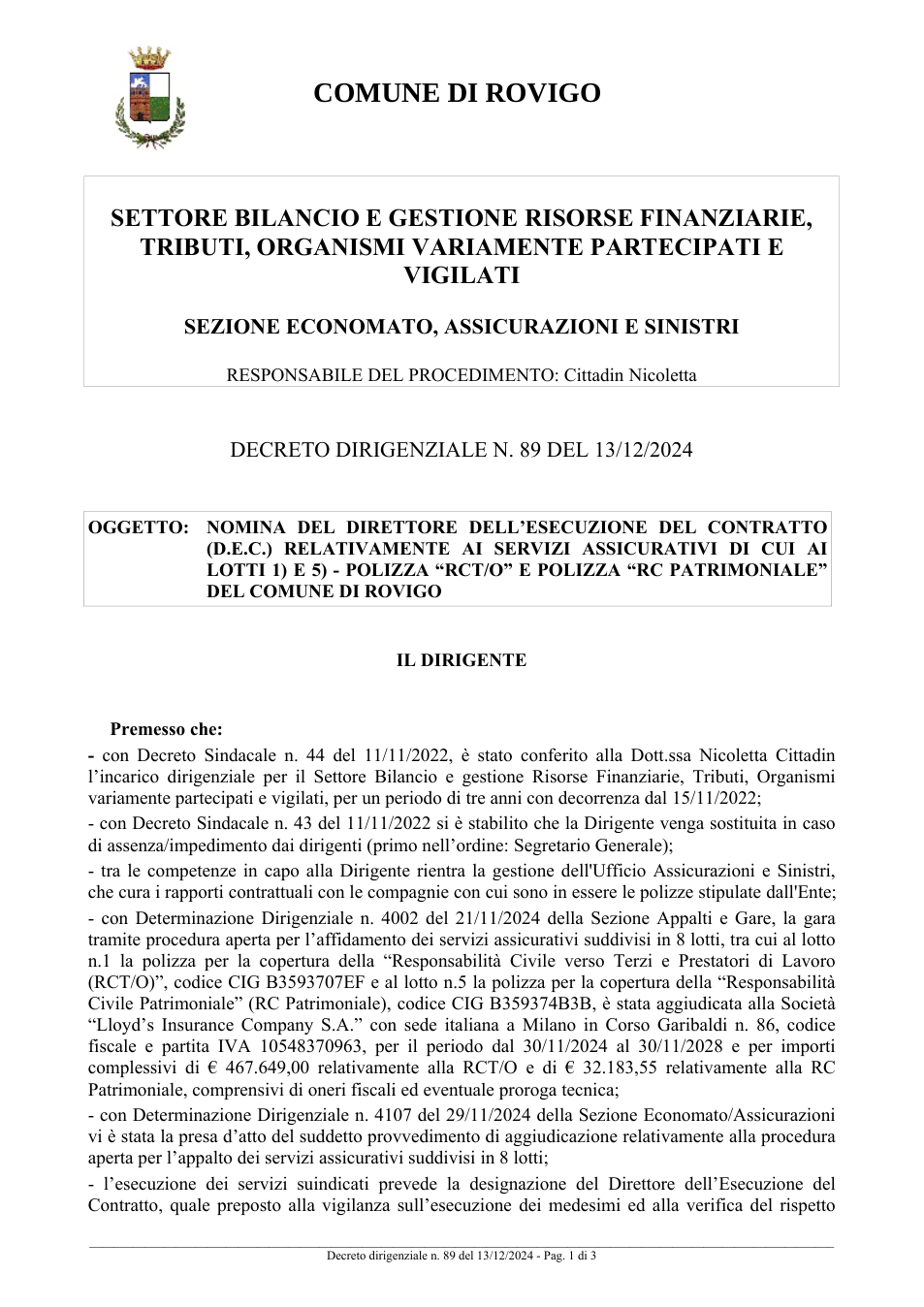 Pagina 1 del documento