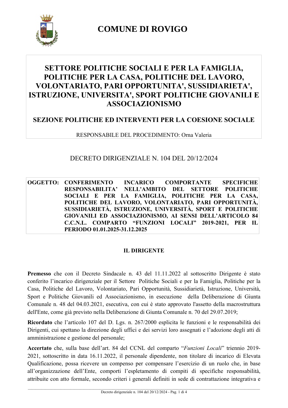 Pagina 1 del documento