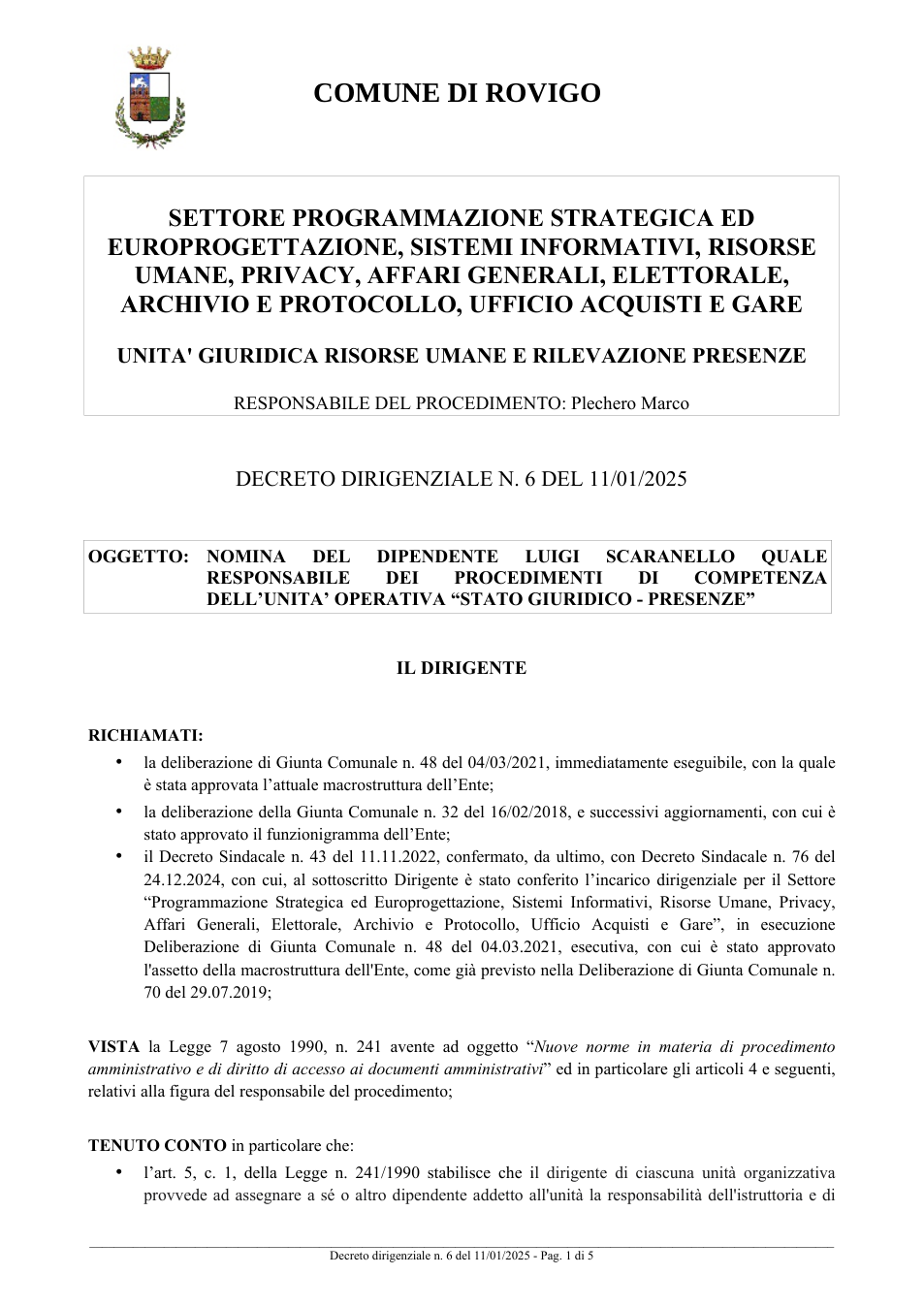 Pagina 1 del documento