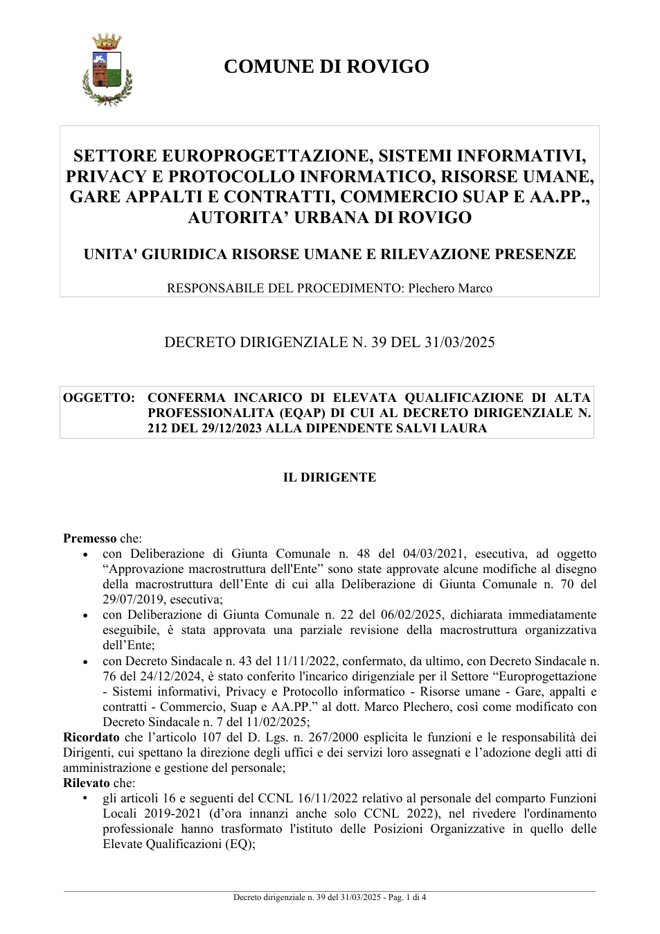 Pagina 1 del documento