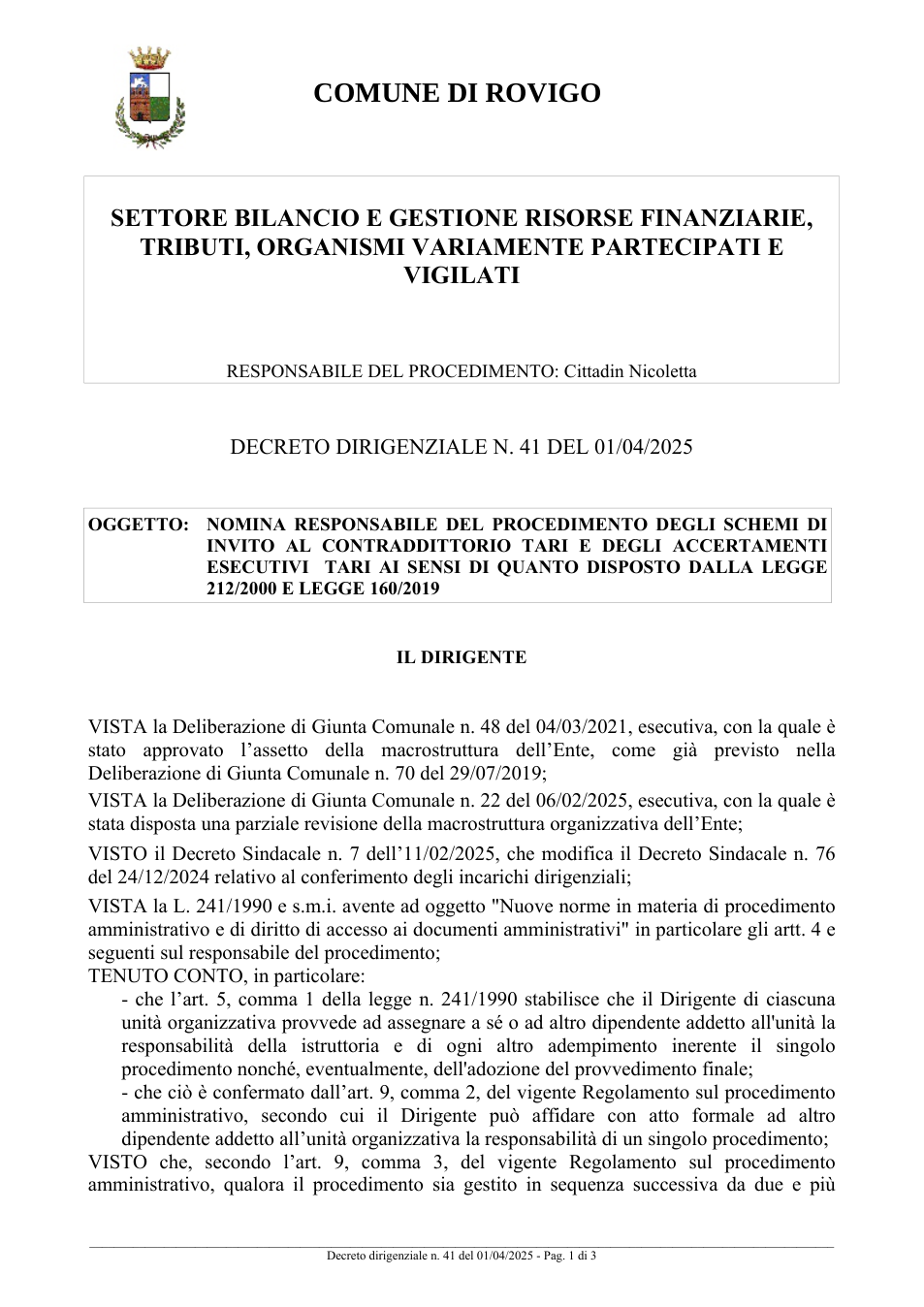 Pagina 1 del documento
