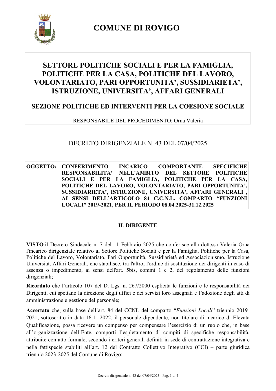 Pagina 1 del documento