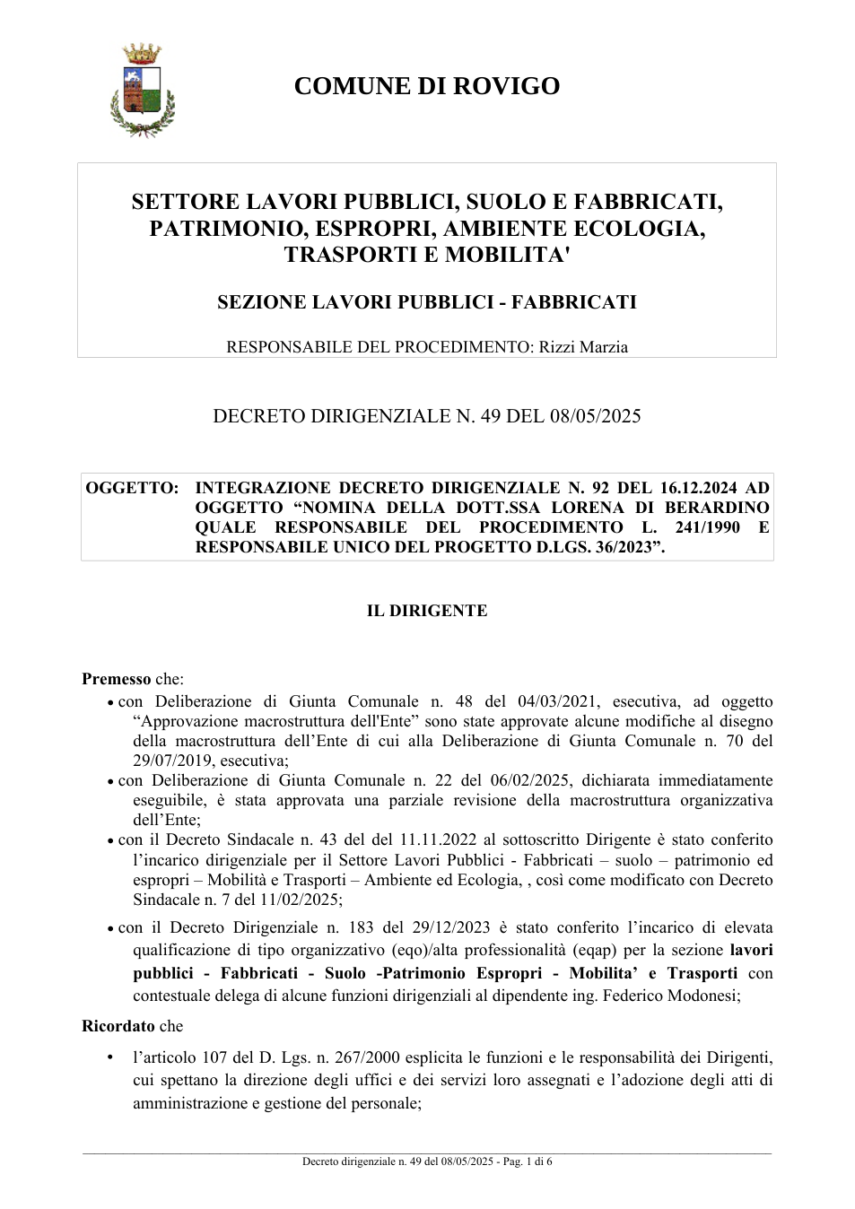Pagina 1 del documento