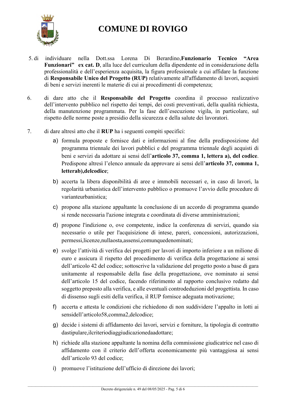 Pagina 5 del documento