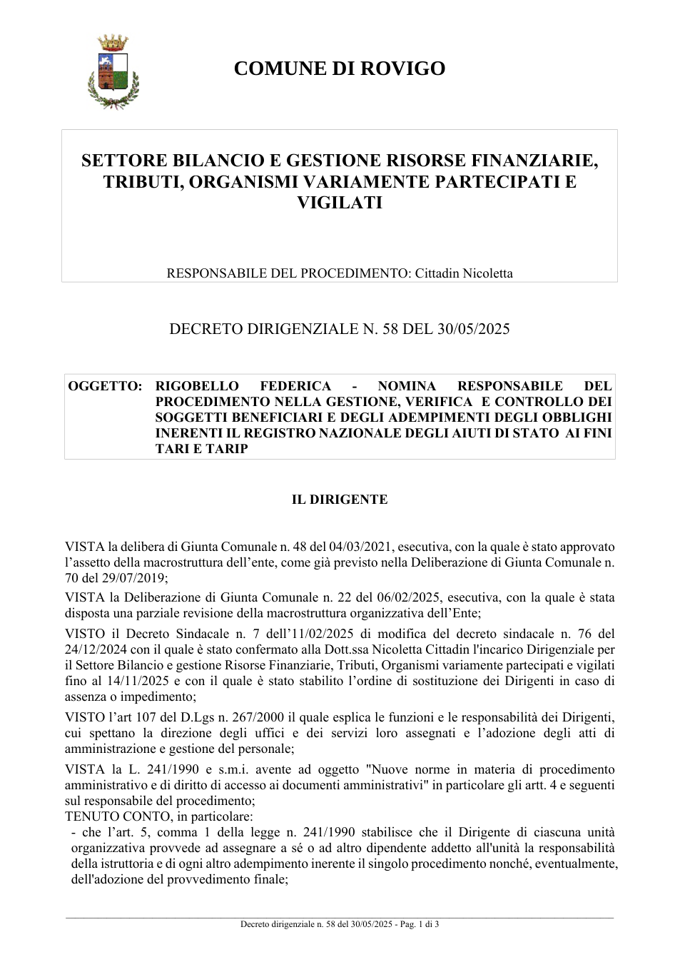 Pagina 1 del documento