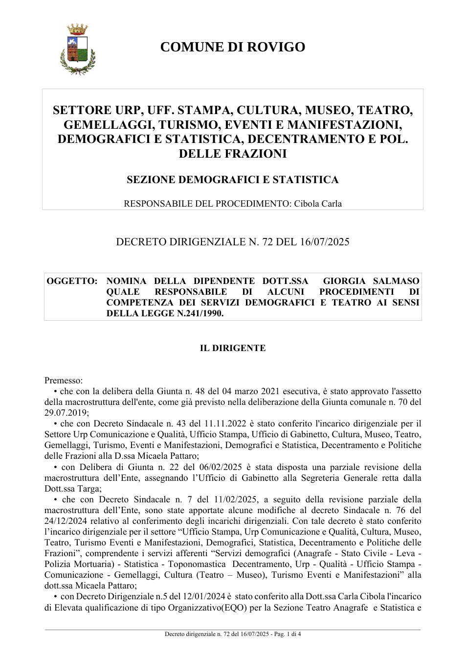 Pagina 1 del documento