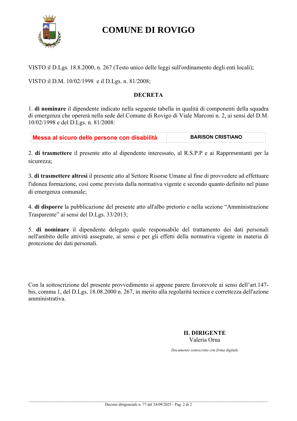 Pagina 2 del documento