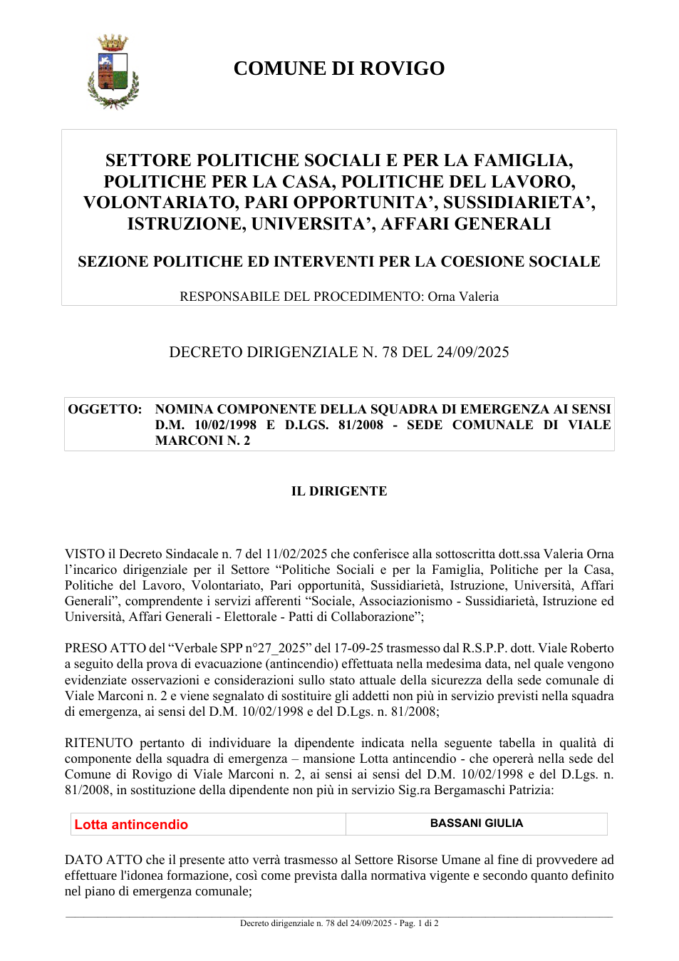 Pagina 1 del documento