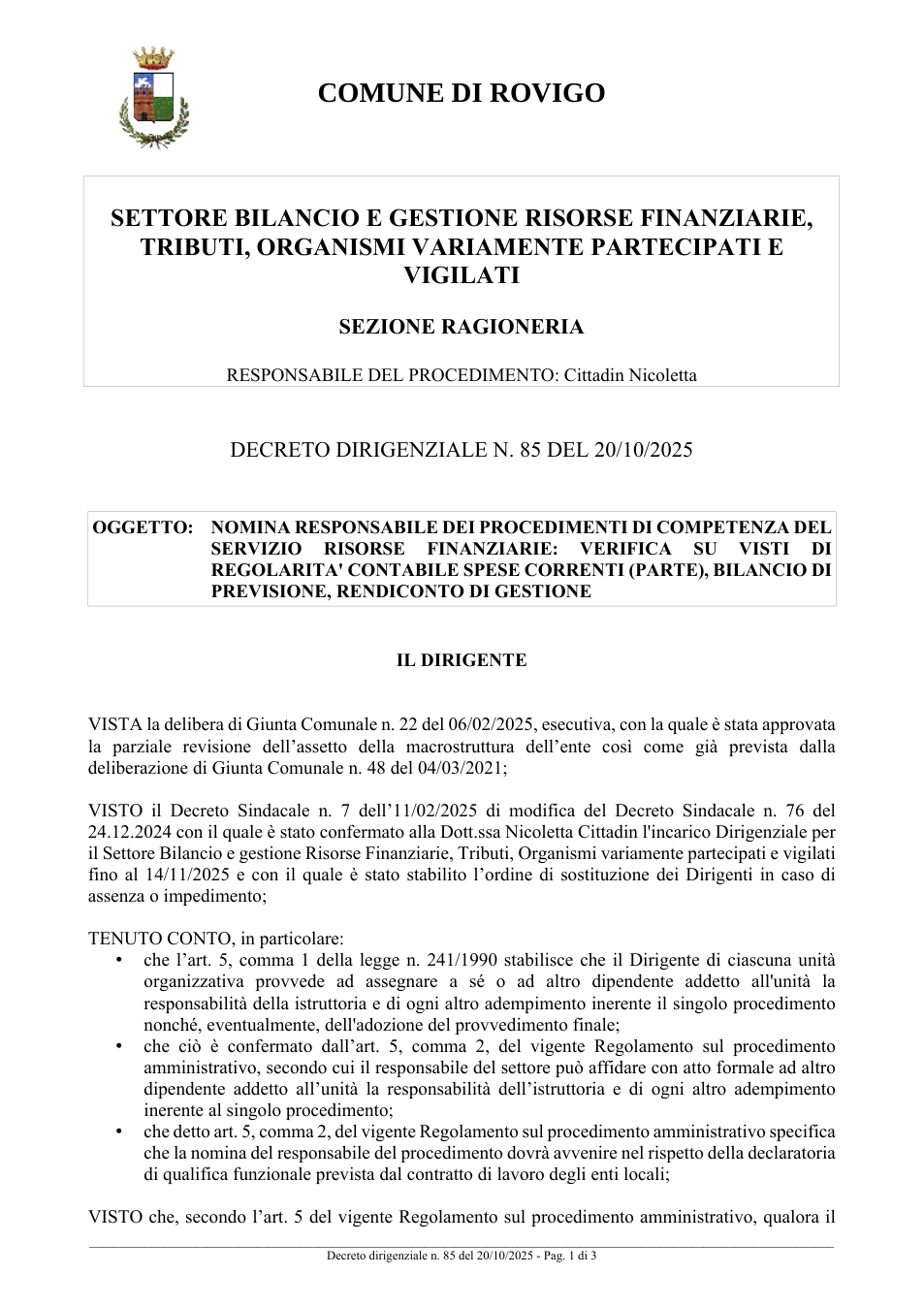 Pagina 1 del documento