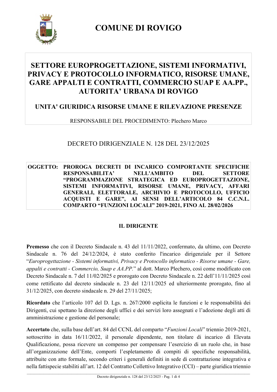 Pagina 1 del documento