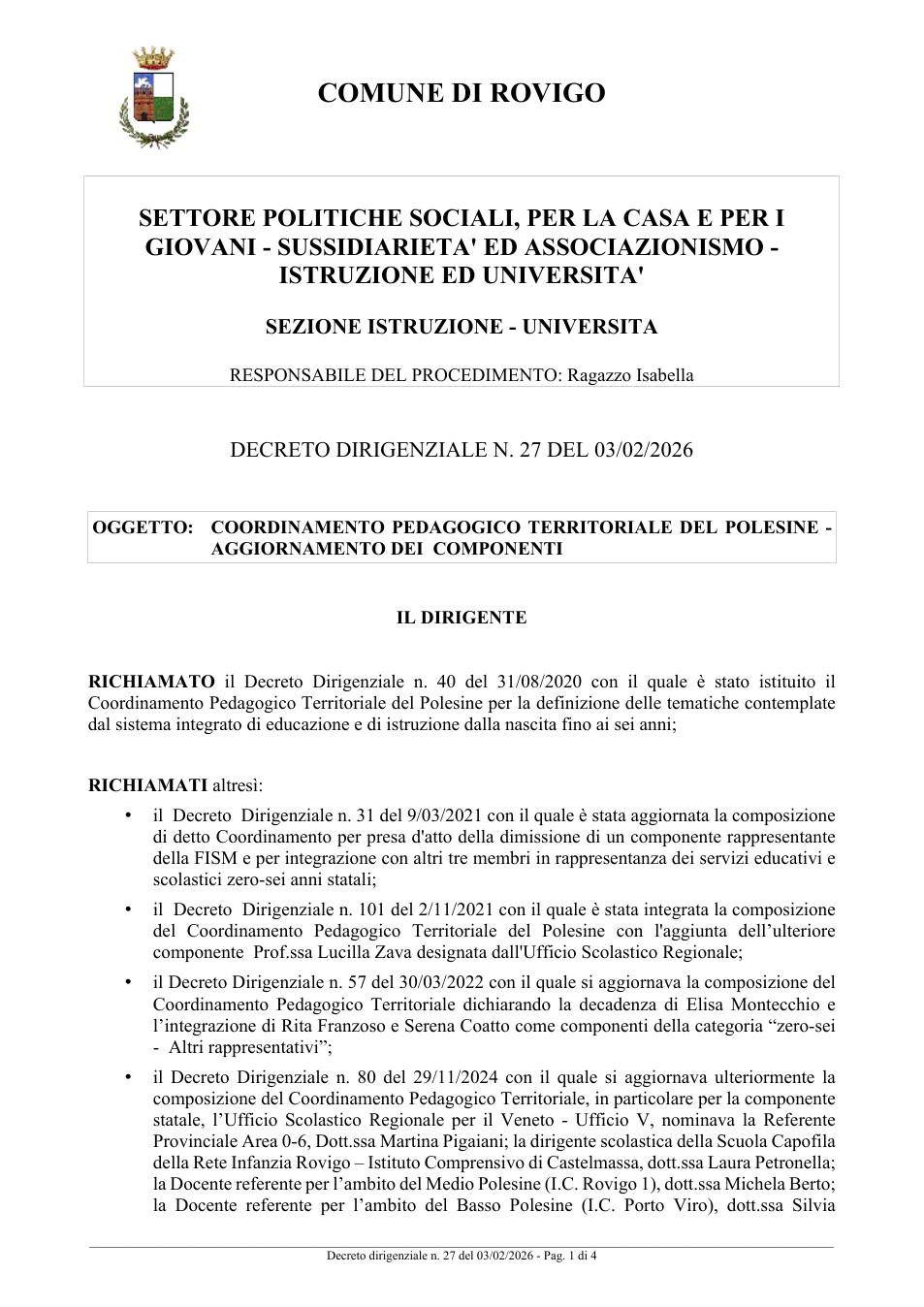 Pagina 1 del documento