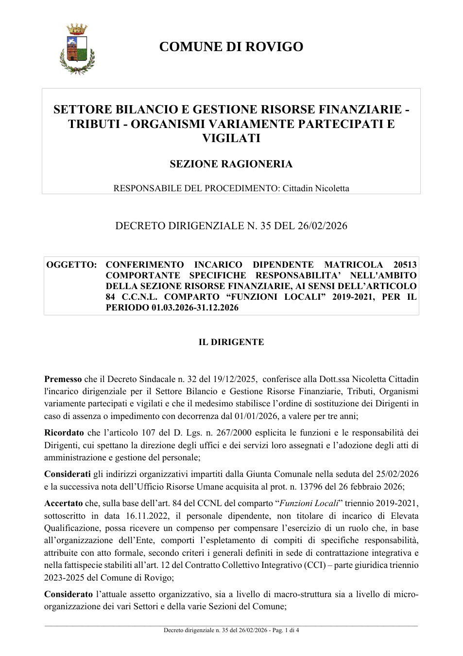 Pagina 1 del documento