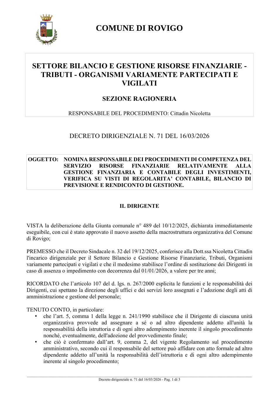 Pagina 1 del documento