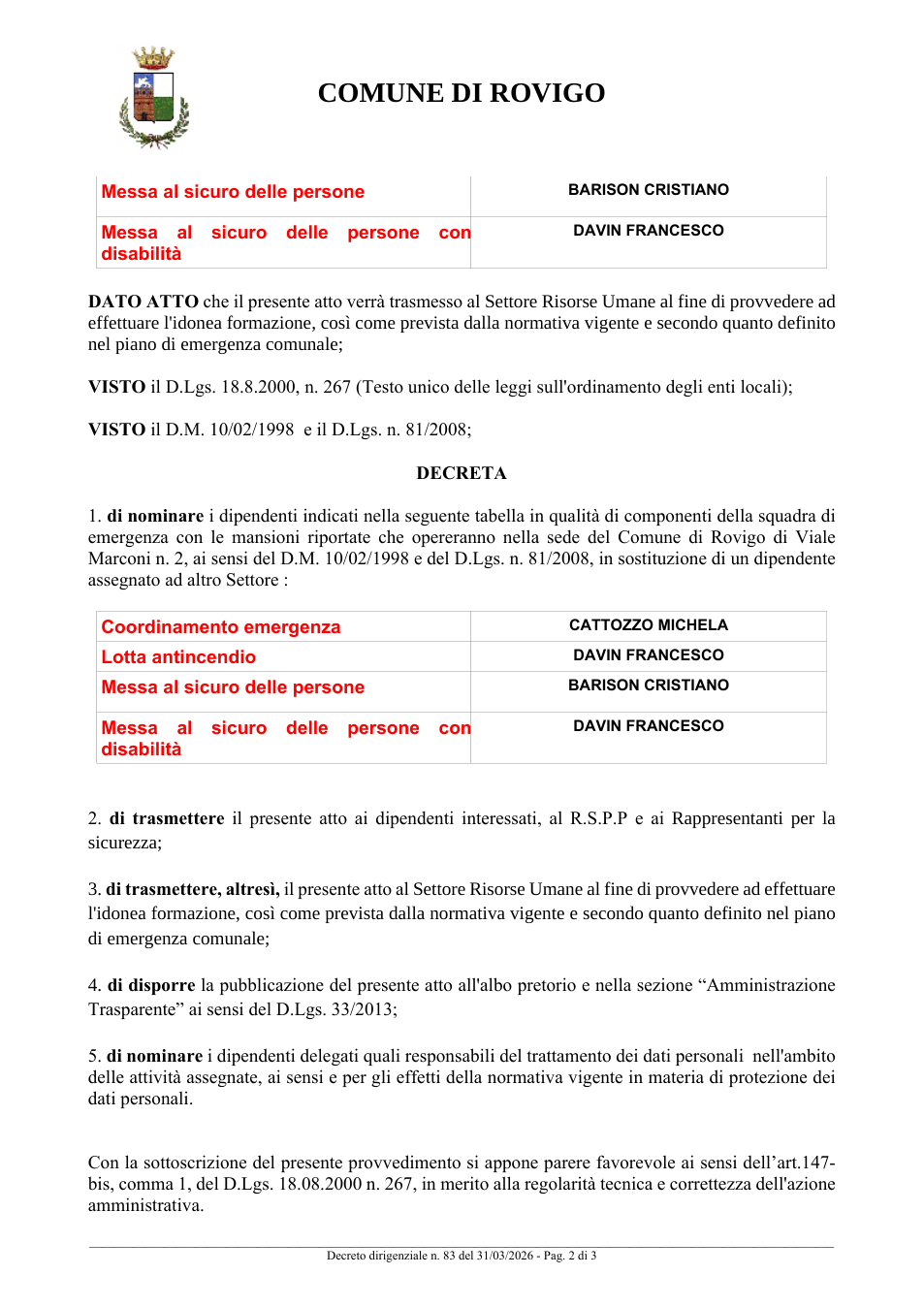 Pagina 2 del documento