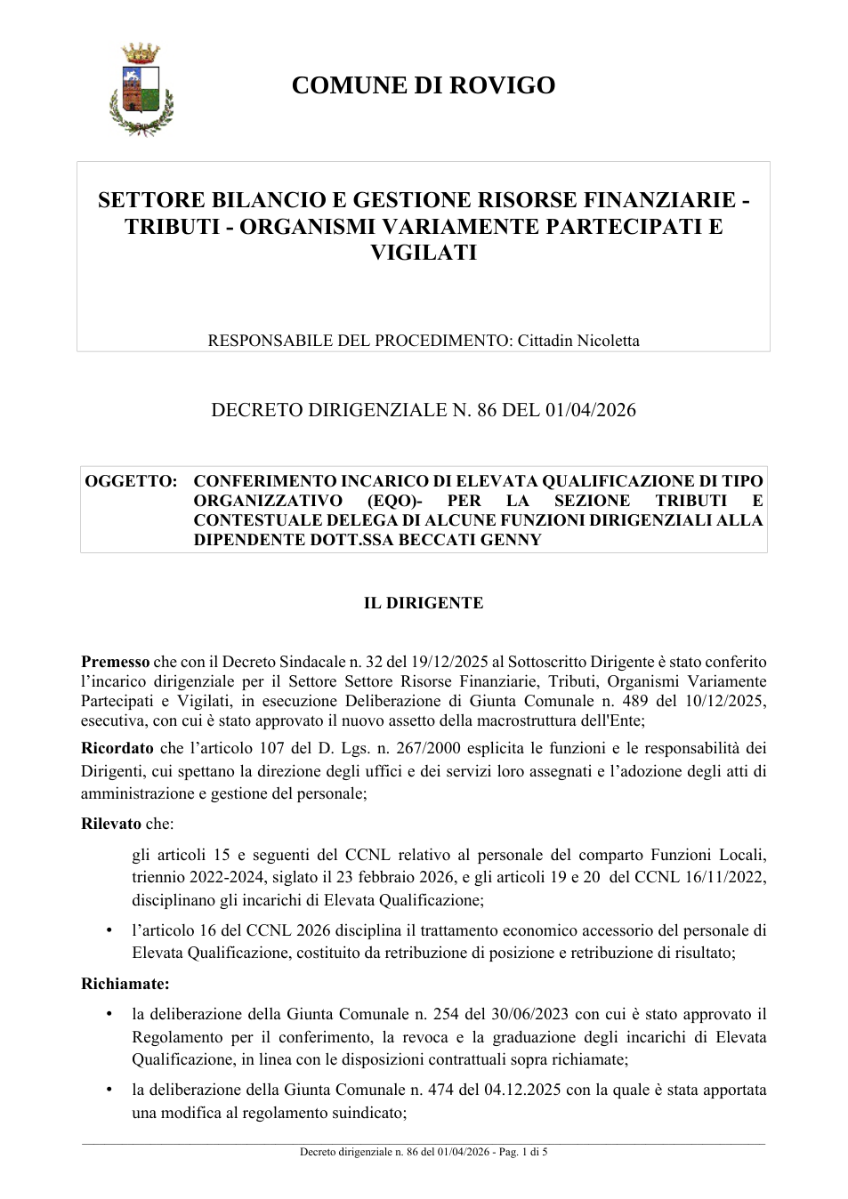Pagina 1 del documento