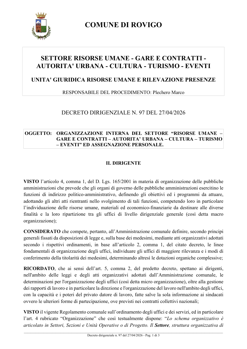 Pagina 1 del documento
