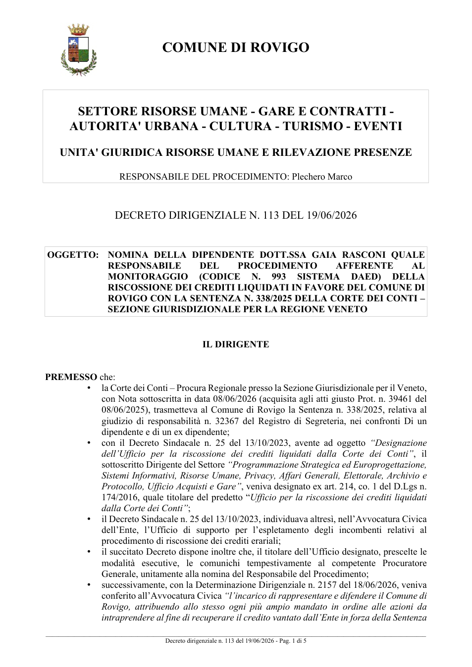 Pagina 1 del documento