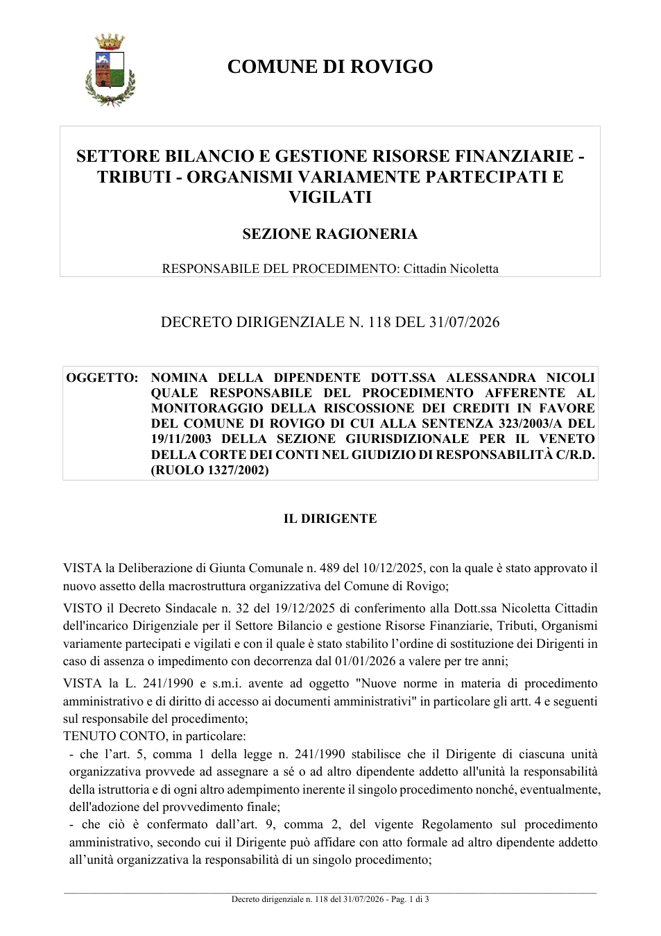 Pagina 1 del documento