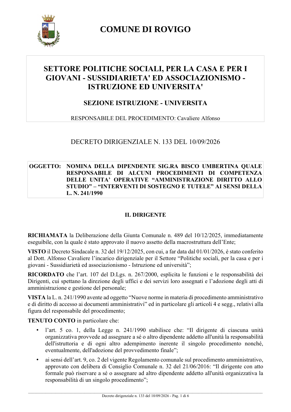 Pagina 1 del documento