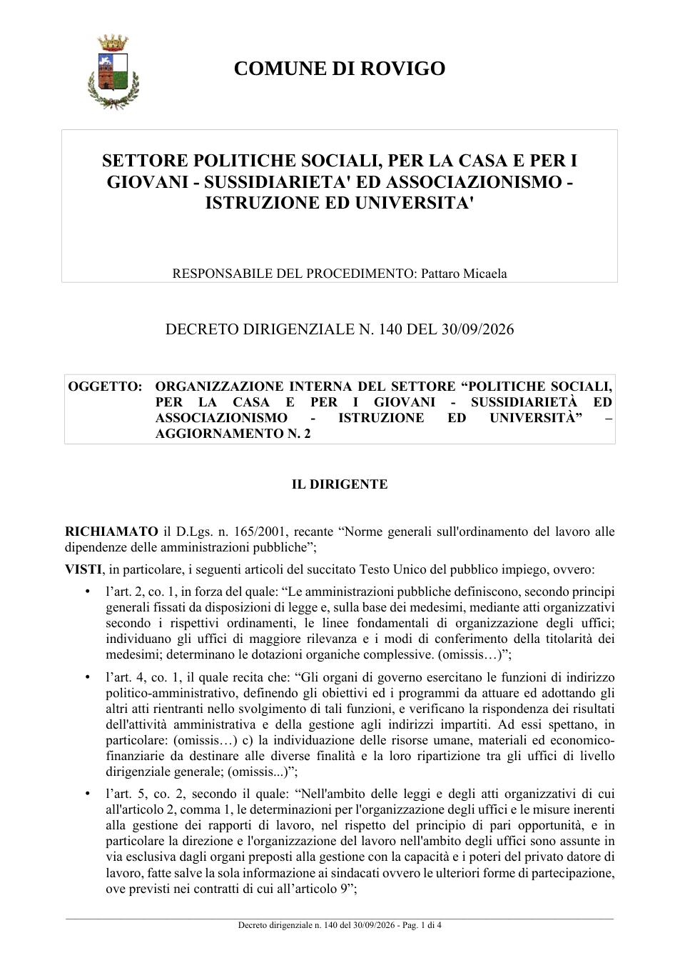 Pagina 1 del documento