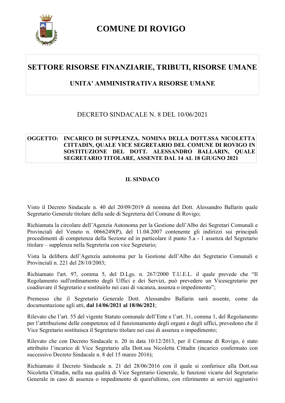 Pagina 1 del documento