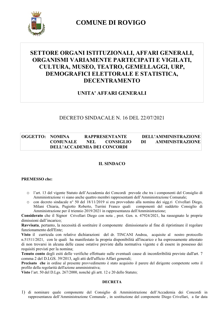 Pagina 1 del documento