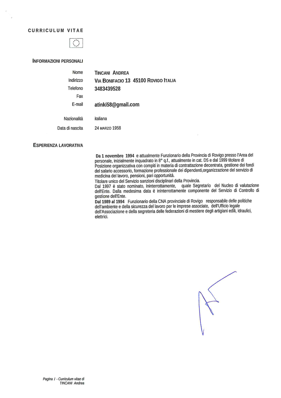 Pagina 1 del documento
