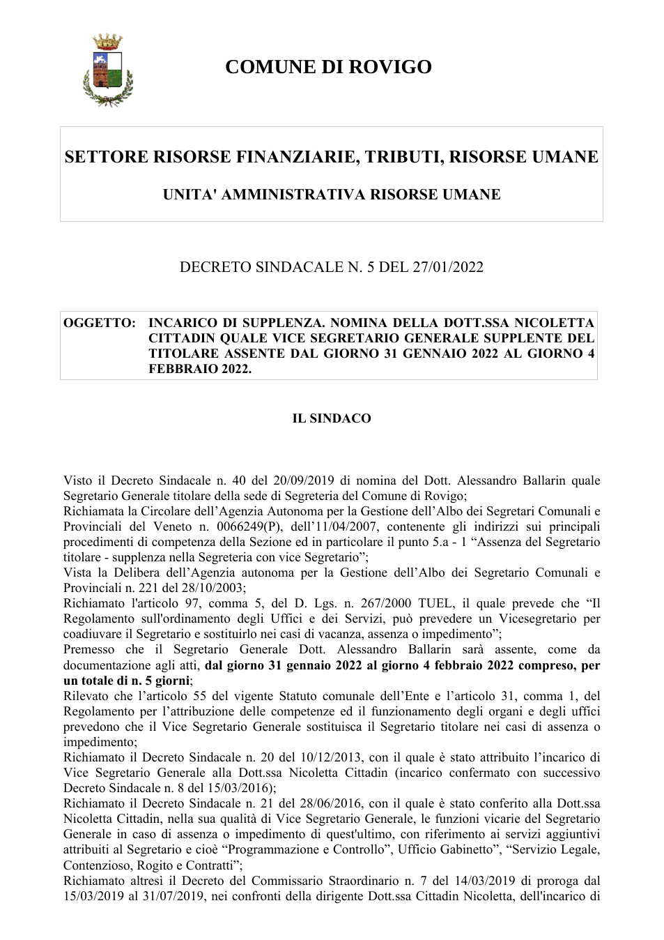 Pagina 1 del documento