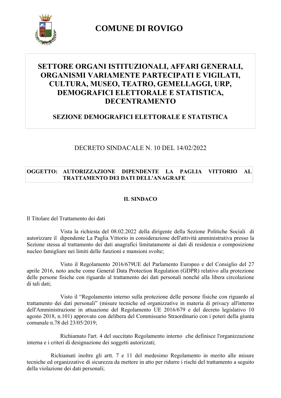 Pagina 1 del documento