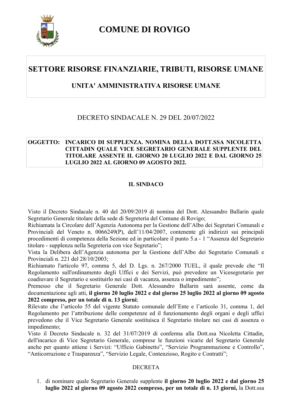 Pagina 1 del documento