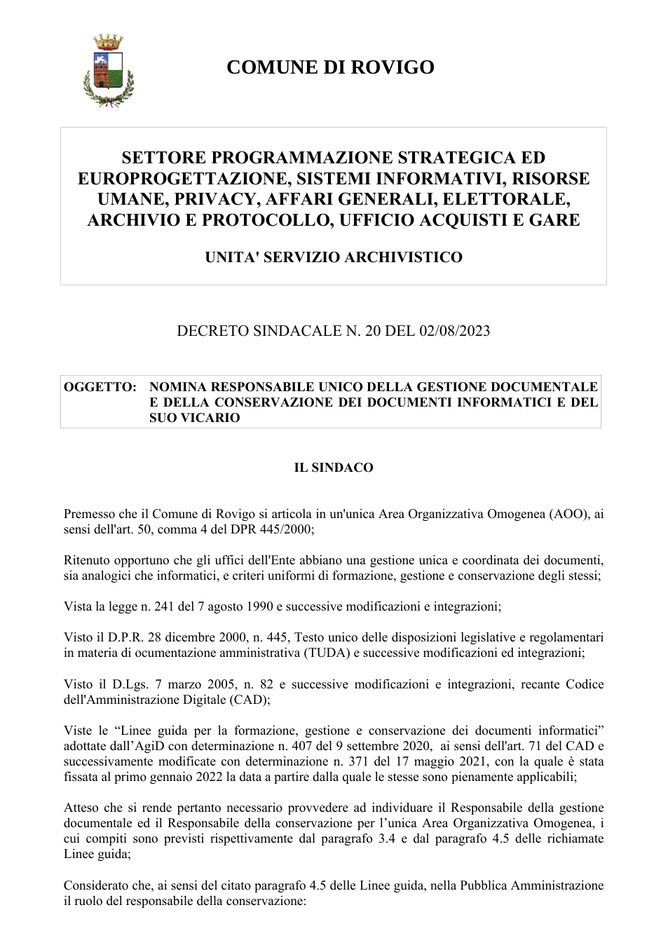 Pagina 1 del documento