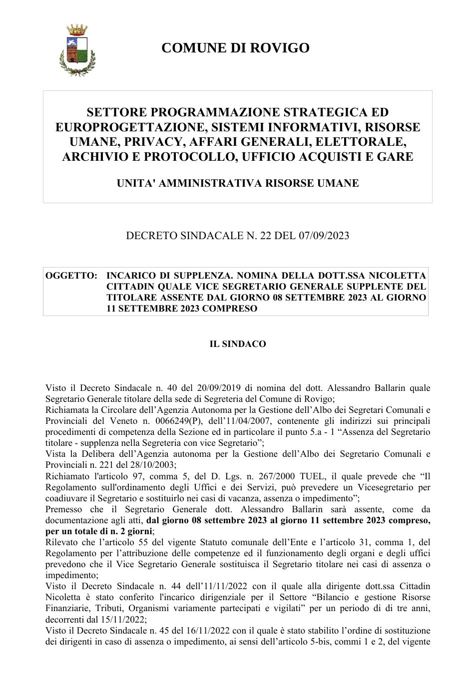Pagina 1 del documento