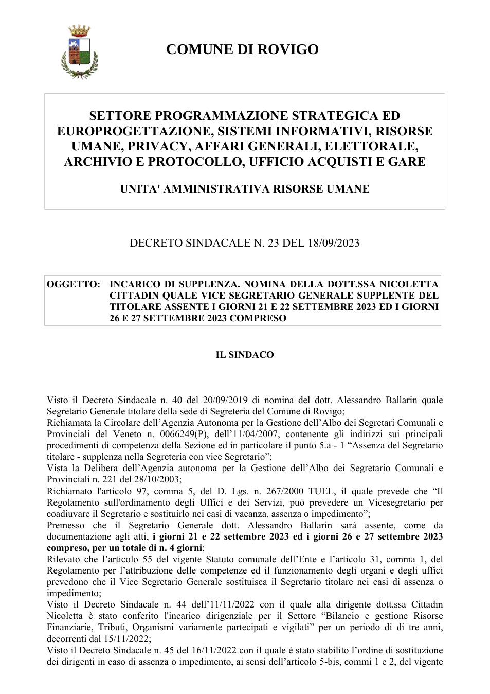 Pagina 1 del documento