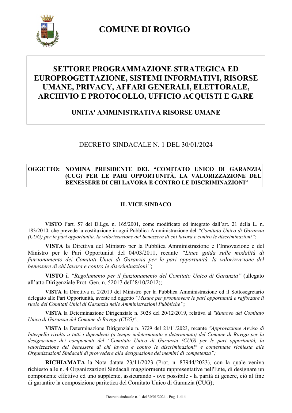 Pagina 1 del documento