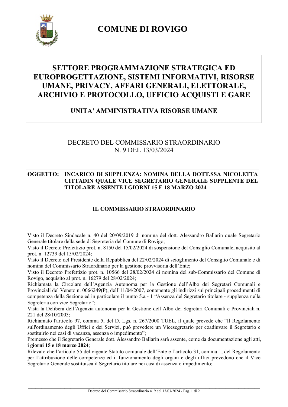 Pagina 1 del documento