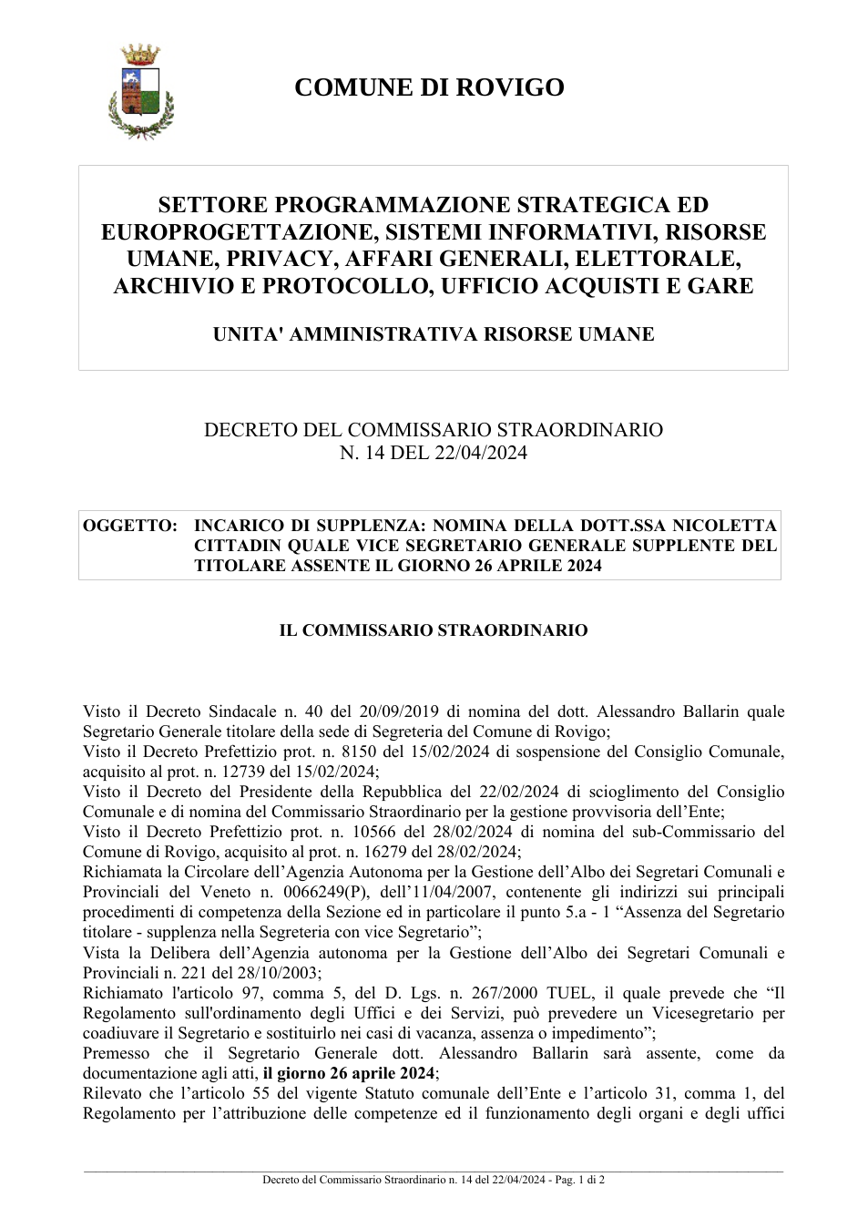 Pagina 1 del documento