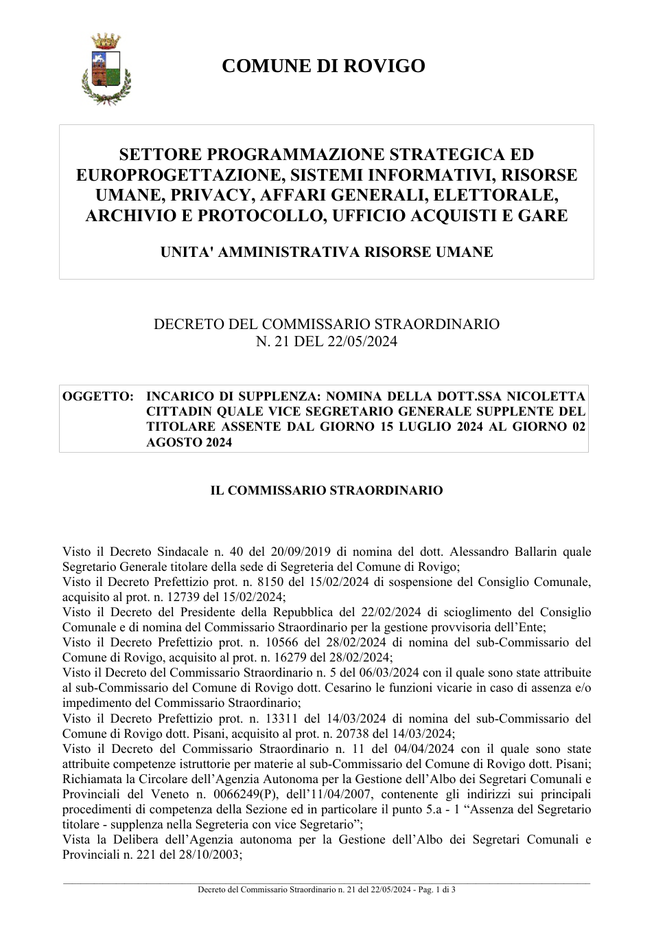 Pagina 1 del documento