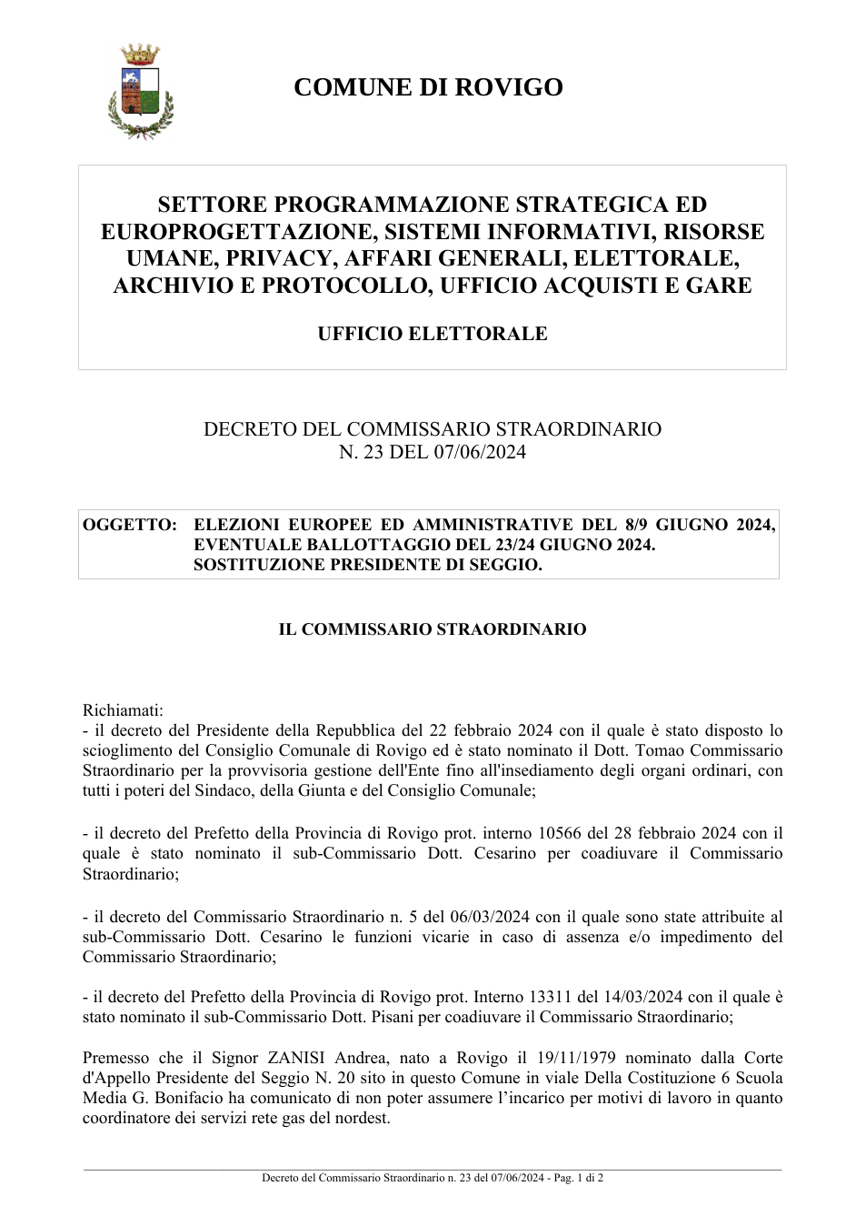 Pagina 1 del documento