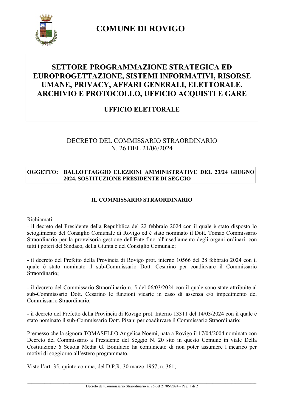 Pagina 1 del documento