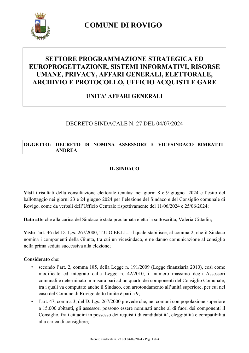 Pagina 1 del documento
