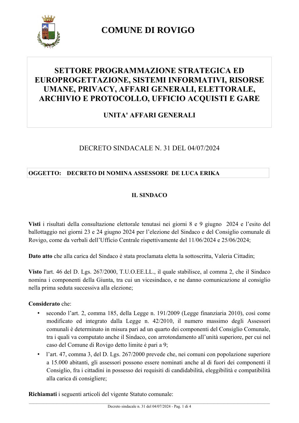Pagina 1 del documento