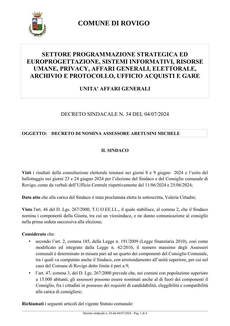 Pagina 1 del documento