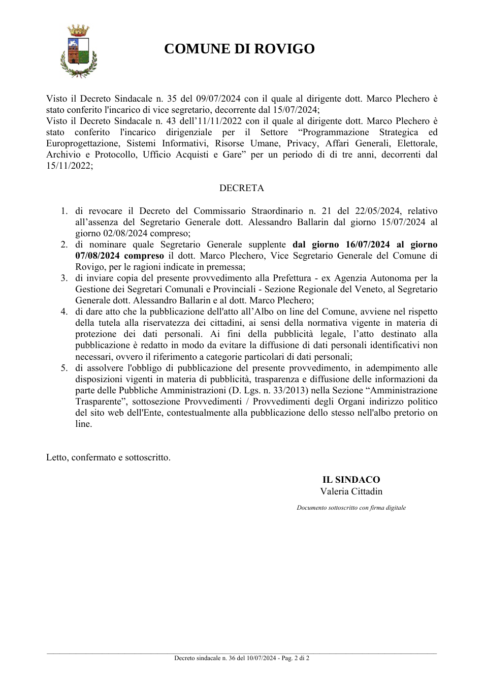 Pagina 2 del documento